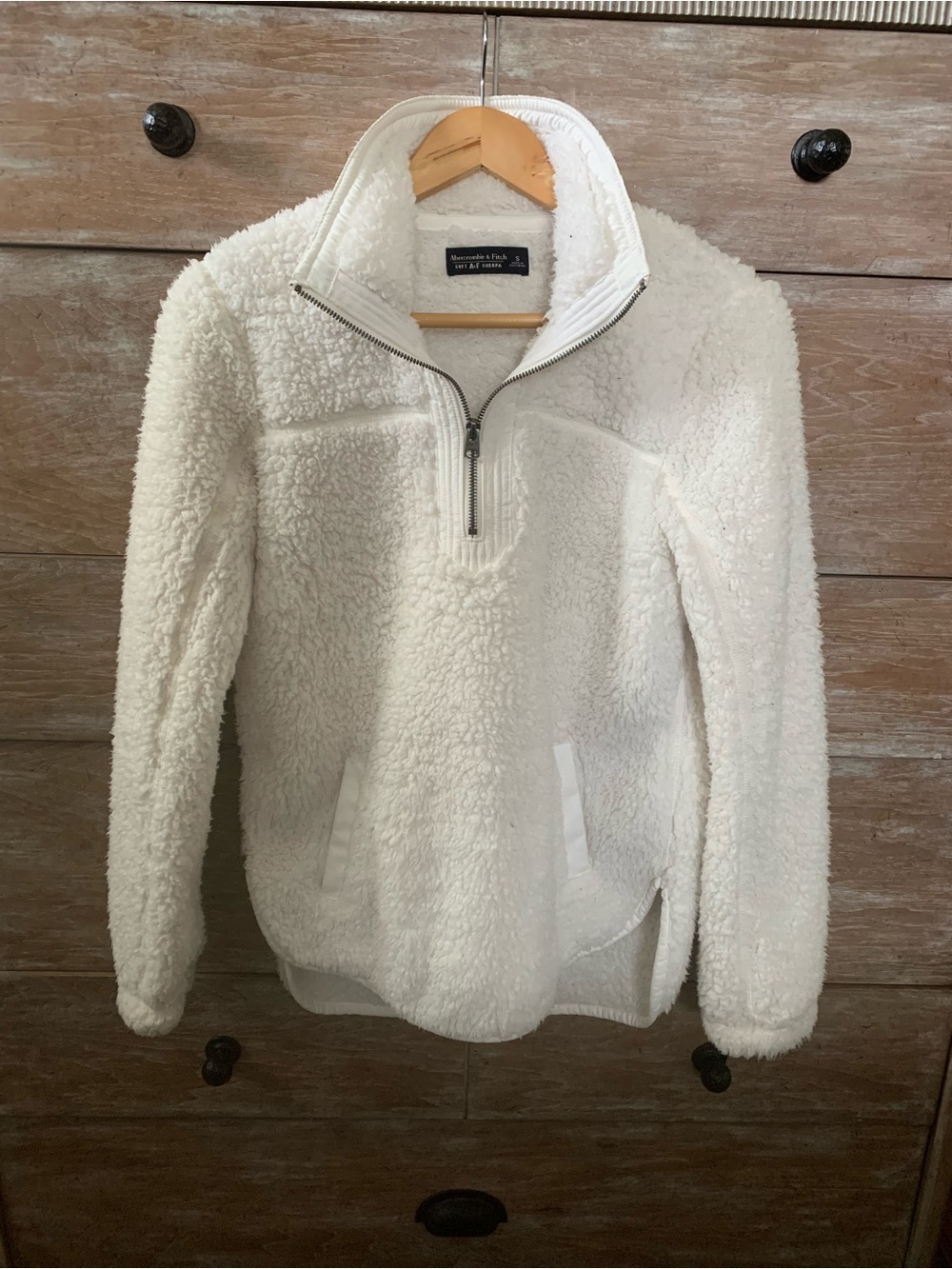 Abercrombie and Fitch half zip Sherpa pull over